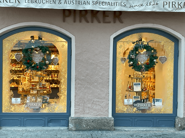 Self-guided tour: gingerbread store